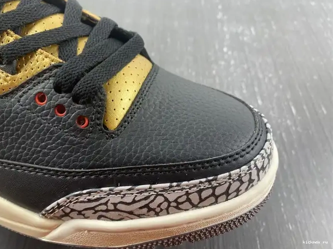 Cheap Kickmax WMNS Jordan CK9246-067 Gold 3 Air Black 0418